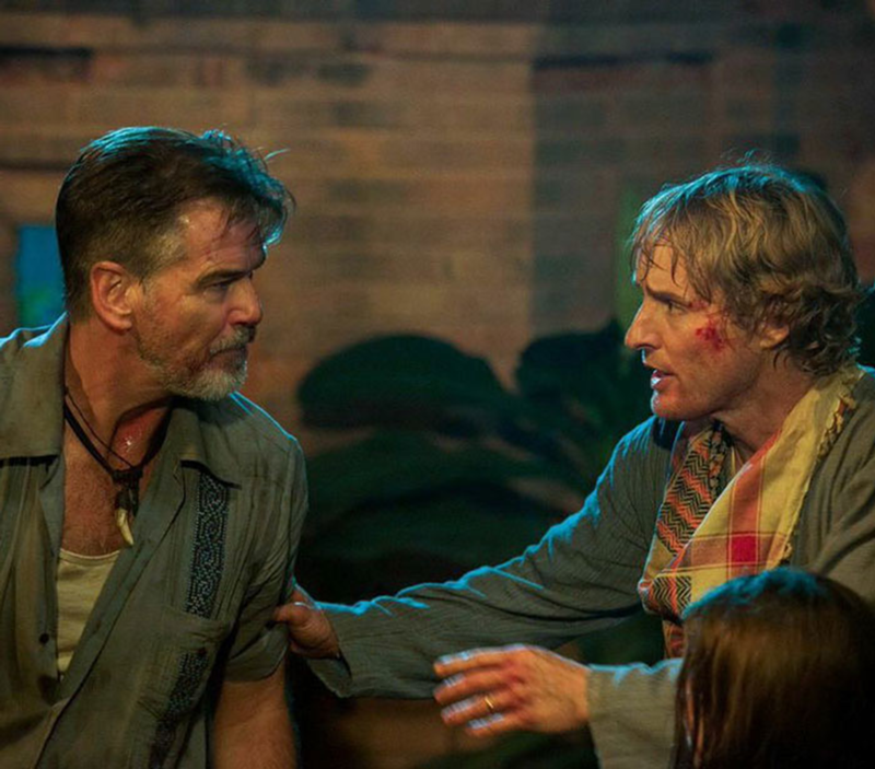 Pierce Brosnan and Owen Wilson in 'No Escape.'