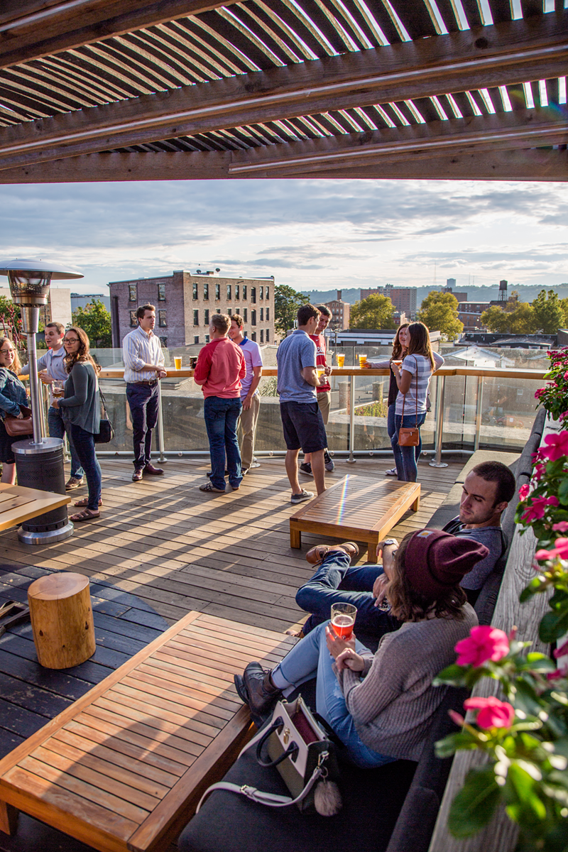 Rhinegeist's rooftop in warmer weather - Photo: Hailey Bollinger