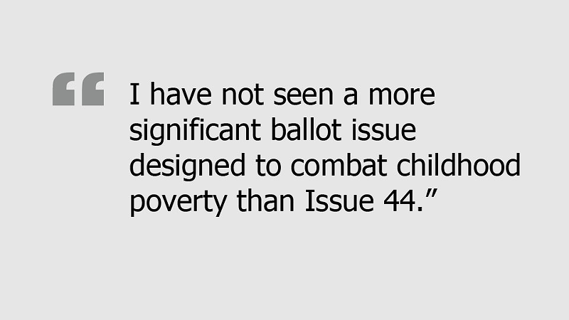 Issue 44 will help CPS combat poverty