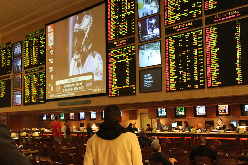 Sports betting at a Los Vegas casino - Baishampayan Ghos (flickr.com/people/ghoseb/)