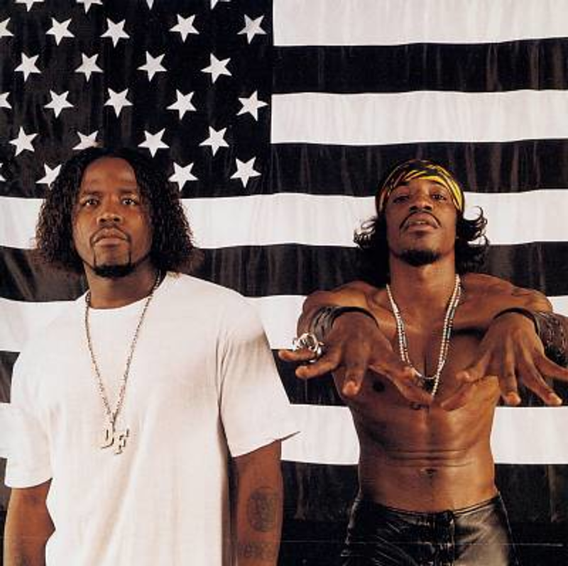 Outkast (on the cover of 2000 album, 'Stankonia')