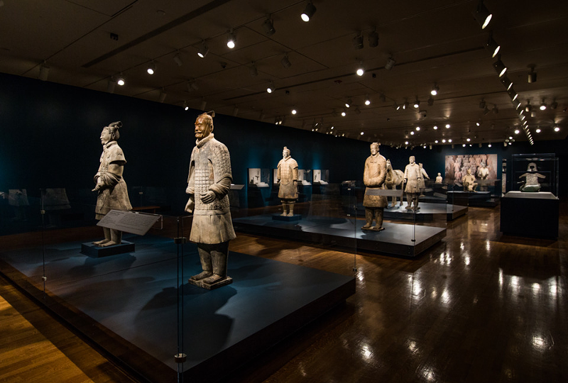 Overview of Cincinnati Art Museum's "Terracotta Army" exhibit - PHOTO: Hailey Bollinger