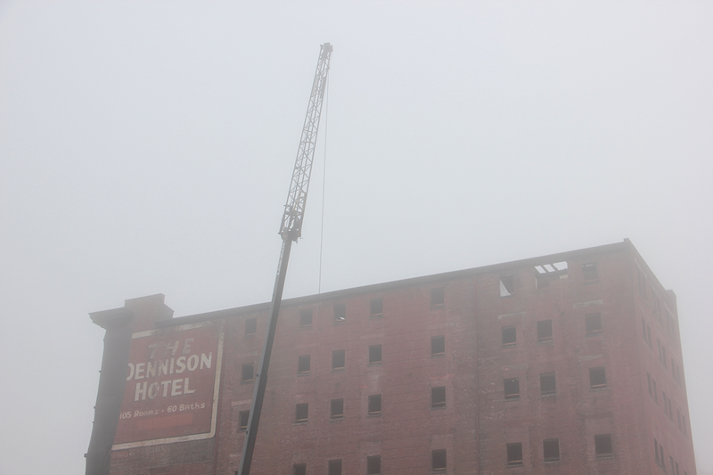 Joseph Auto Group faces boycotts and mockery as demolition of the Dennison Hotel begins