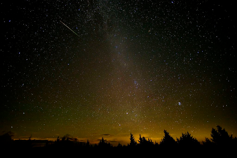 Perseid meteor shower - Photo: NASA on The Commons @ Flickr Commons