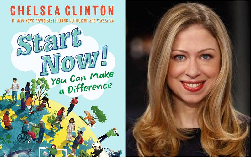 Chelsea Clinton with her new book - PHOTO: Provided