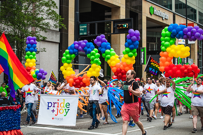 Photograph from Cincinnati's 2019 Pride Parade - Photo: Brittany Thornton