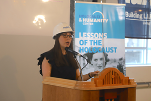 Holocaust & Humanity Center Executive Director Sarah Weiss - Nick Swartsell
