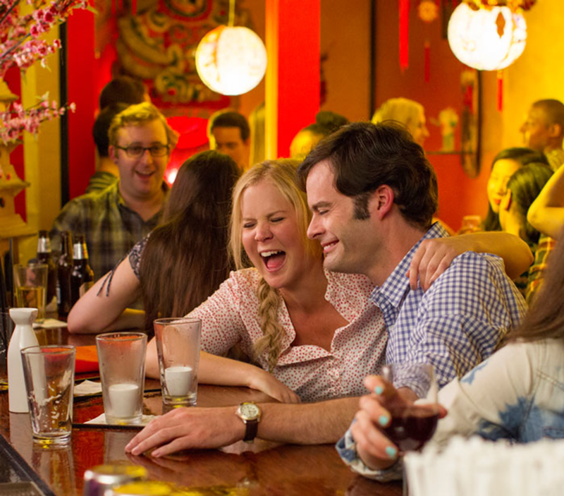 Amy Schumer and Bill Hader in 'Trainwreck'