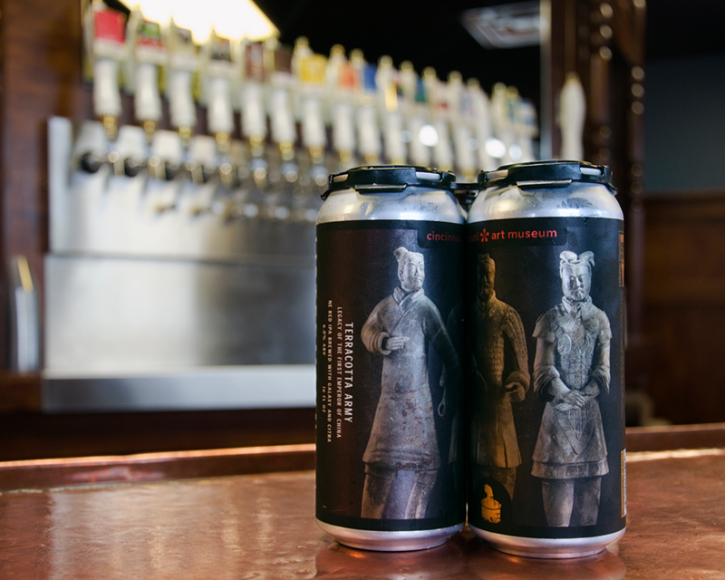 Inspired by the Cincinnati Art Museum's Terracotta Army exhibit, Listermann's Terracotta Army New England Red IPA has a smooth, creamy mouthfeel and a terracotta-red tint - PHOTO: PROVIDED