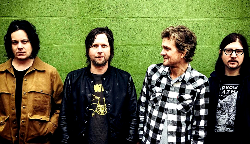 The Raconteurs (L to R): Jack White, Patrick Keeler, Brendan Benson and Jack Lawrence - Photo: Vance Powell