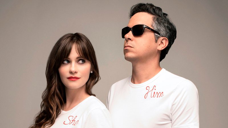 Zooey Deschanel and M. Ward of She & Him - Photo: Columbia Records