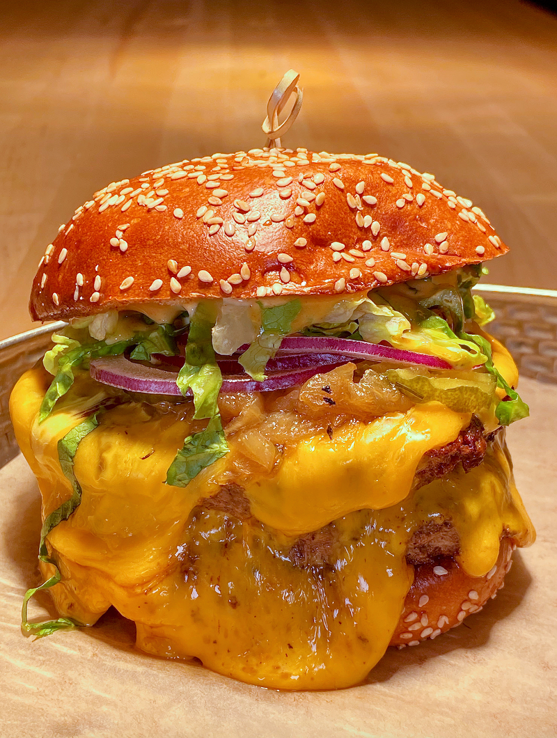 A burger available on the lunch menu - Photo: Provided by The Kitchen by Butler’s Pantry