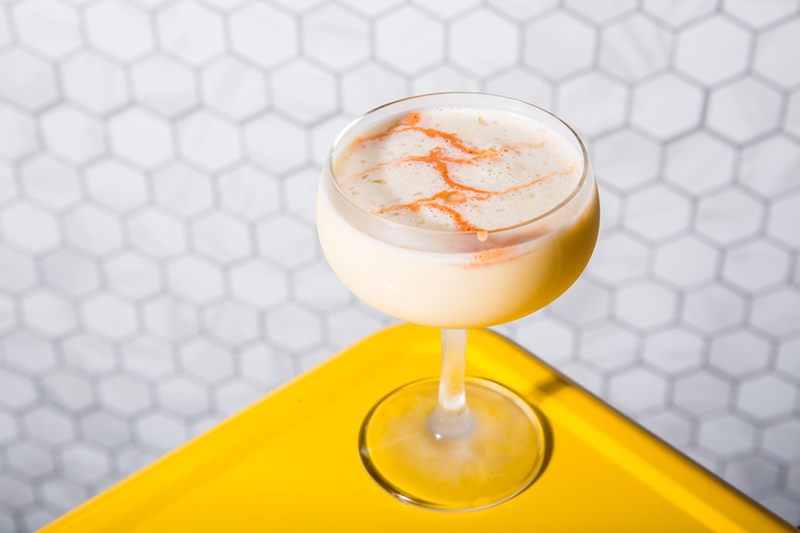 The Tembleque cocktail — an homage to a traditional Puerto Rican pudding dessert. - Photo: Hailey Bollinger