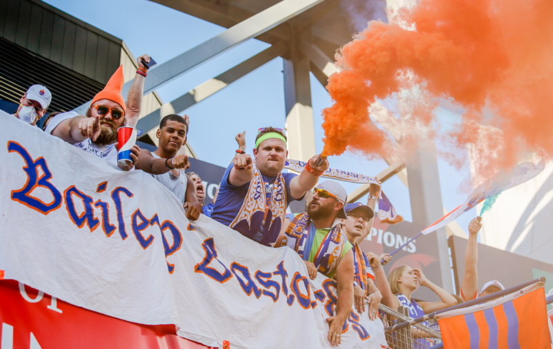 FCC fans are serious about their orange and blue. - Photo: Hailey Bollinger