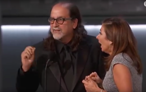Emmy winner Glenn Weiss (director of The Oscars telecast) telling his siblings he didn't steal his recently-deceased mother's wedding ring to give to his new fiance on-stage at the Emmys