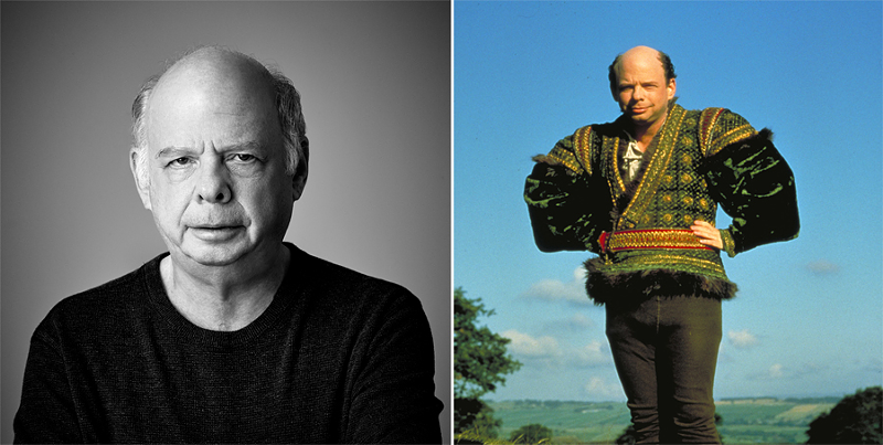 Wallace Shawn today (left) and in 1987’s beloved The Princess Bride - Photos: Serge Nivelle (left); provided