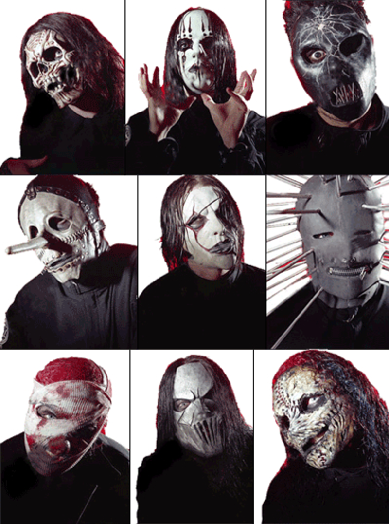 Slipknot (with Barry Manilow in the center square?)