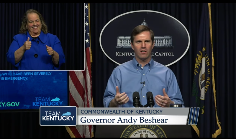 Kentucky Gov. Andy Beshear - Photo: YouTube screengrab