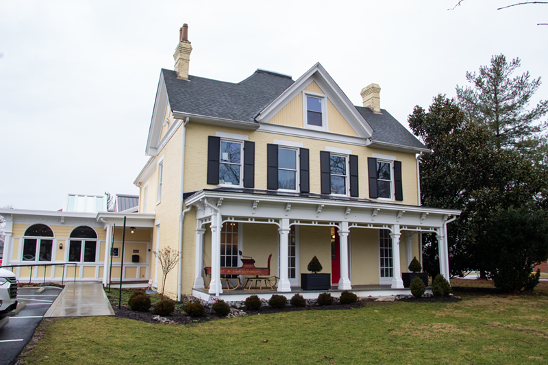 The historic Newtown farmhouse and Doscher's headquarters - PHOTO: PAIGE DEGLOW
