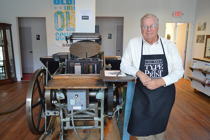 Gary Walton, founder and owner of the Cincinnati Type & Print Museum - Photo: Katie Griffith