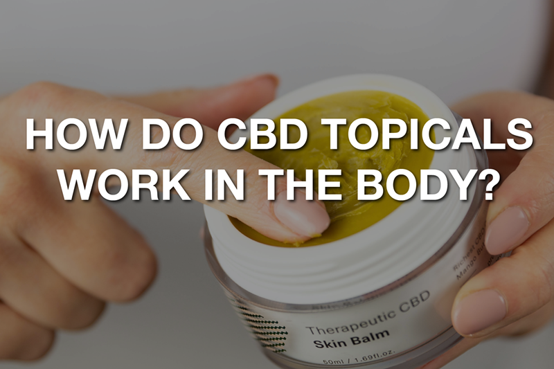 How Do CBD Topicals Work In Our Body?