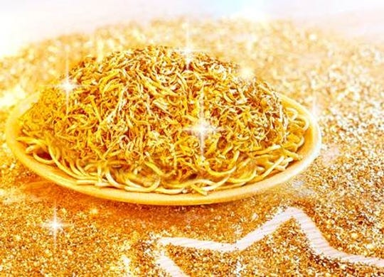 This is what an edible 24K gold 3-way looks like - Photo: Provided by Gold Star