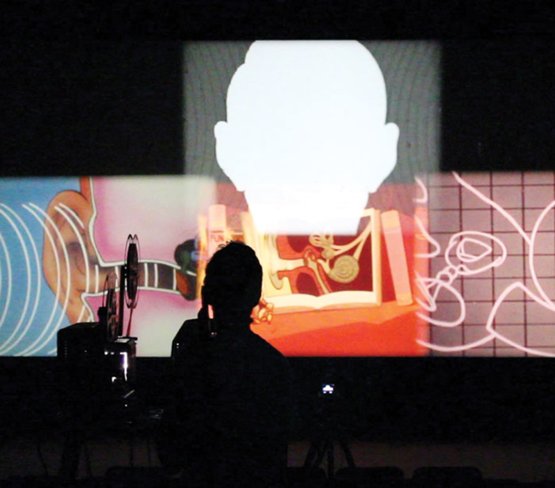 Still from Roger Beebe's 'Films for One to Eight Projectors'