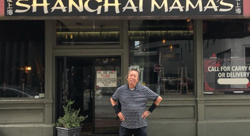Alex Chin in front of Shanghai Mama's - Photo: GoFundMe page