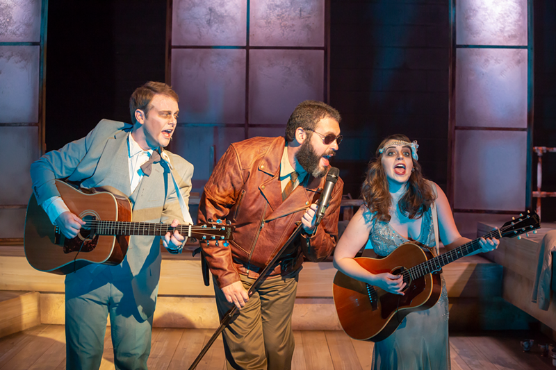 (L-R): Cary Davenport, Brant Russell and Erin Ward in "Whisper House." - PHOTO: Mikki Schaffner Photography