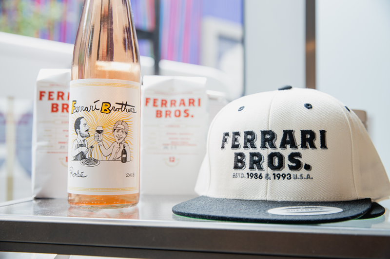 The Ferrari Brothers have their own special rose and coffee blend - PHOTO: HAILEY BOLLINGER