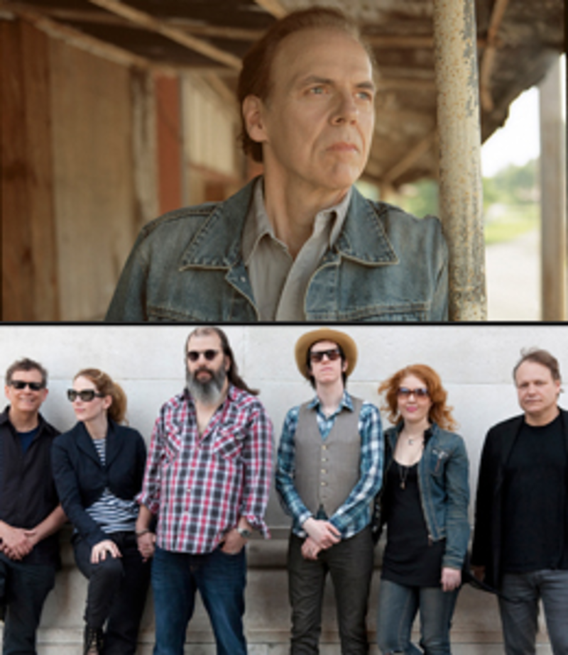 John Hiatt (top) and Steve Earle (second from left) and the Dukes (Photo: tafttheatre.org)