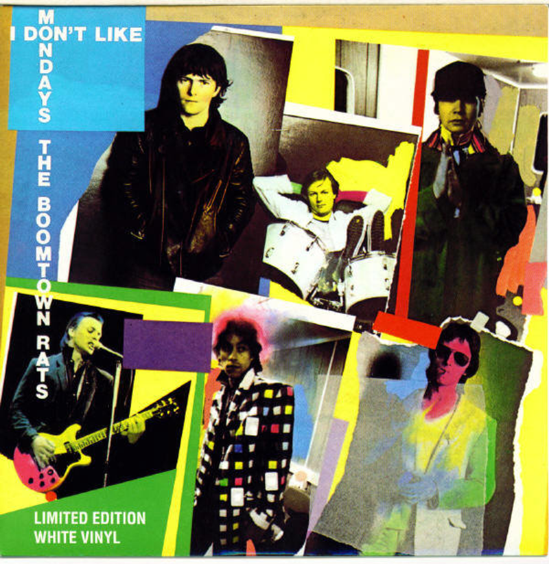 Boomtown Rats' "I Don't Like Mondays" single cover