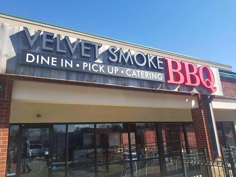 Exterior of new Crescent Springs location - Photo: Provided by Velvet Smoke BBQ