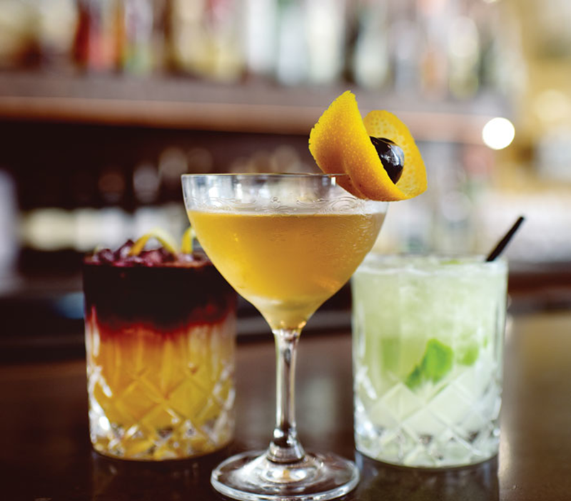Mita’s specializes in Latin-inspired cocktails, like the Dos Cominos, Mezcal Manhattan and Caipirinha.