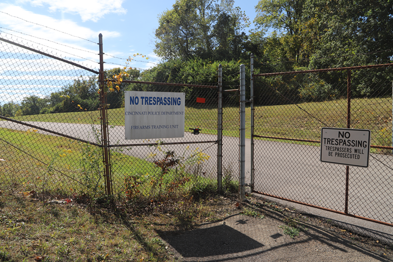 The entrance to the Cincinnati Police Department's firing range and training facility in Evendale - Photo: Nick Swartsell