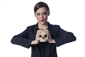 Sara Clark as Hamlet in Cincinnati Shakespeare’s 2020 production of “Hamlet” by William Shakespeare playing April 10-May 9, 2020 at the Otto M. Budig Theater. - Photo: Mikki Schaffner Photography