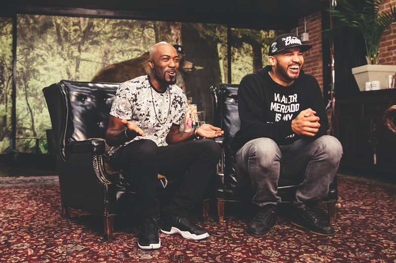 Desus Nice (left) and The Kid Mero use a modest but hip studio. - PHOTO: PROVIDED