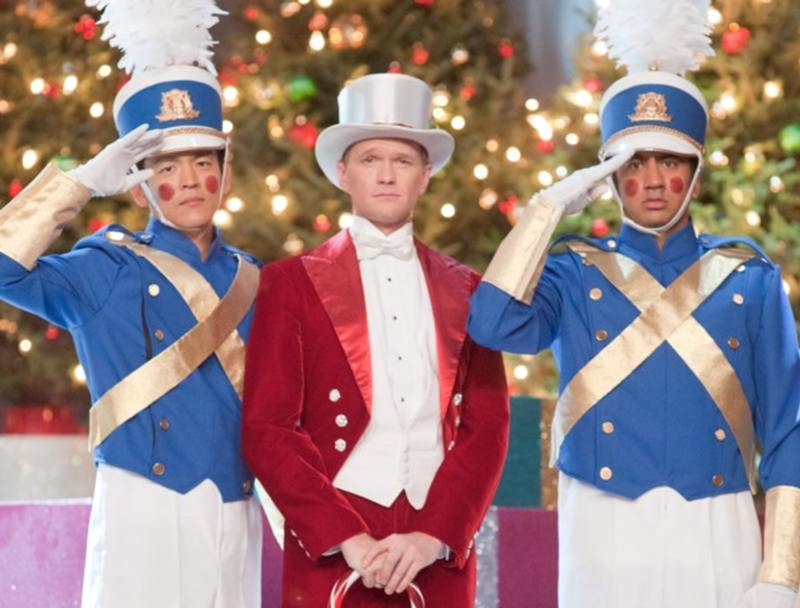 (L-R) John Cho, Neil Patrick Harris and Kal Penn in 'A Very Harold & Kumar 3D Christmas'