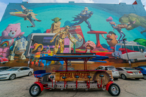 Cincinnati's Pedal Wagon Introduces ArtWorks Mural Tour Route