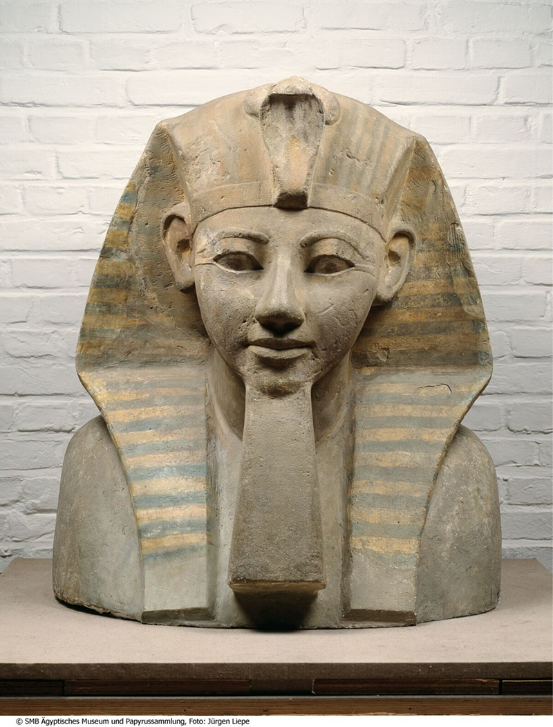 Head of a sphinx of Hatshepsut - Photo: Provided // J. Liepe