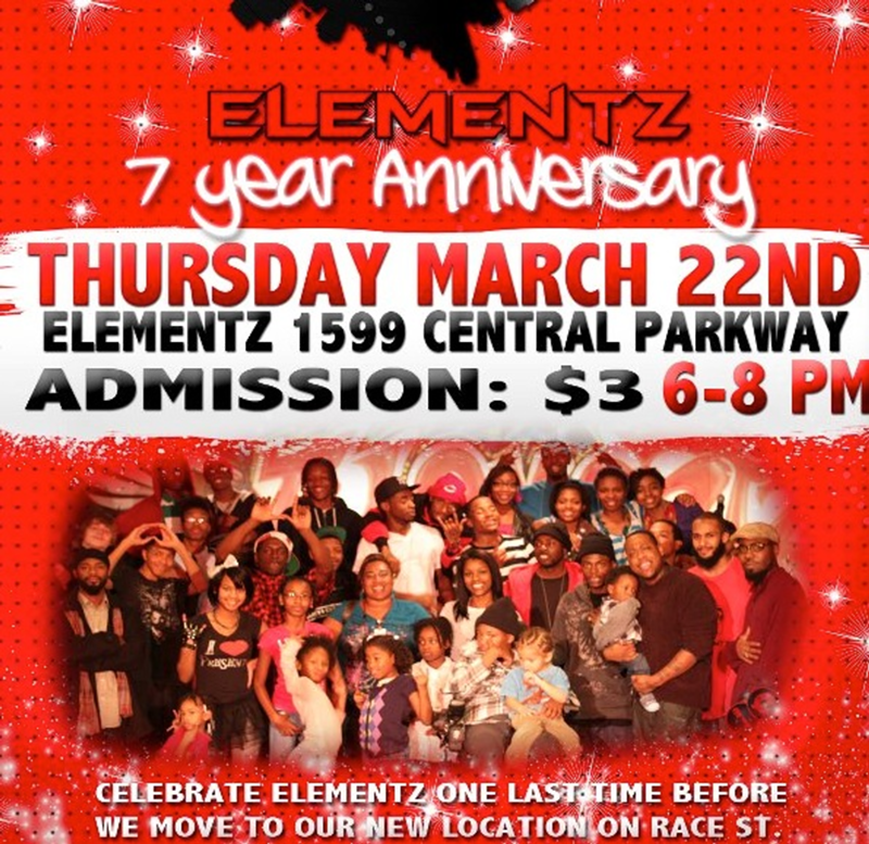 Elementz Presents 7th Anniversary Party Tonight