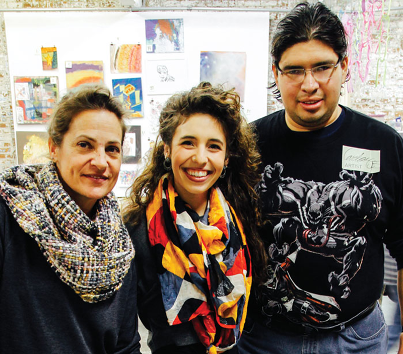 Double Vision pairs Visionaries   Voices artists with professionals in the local arts community.