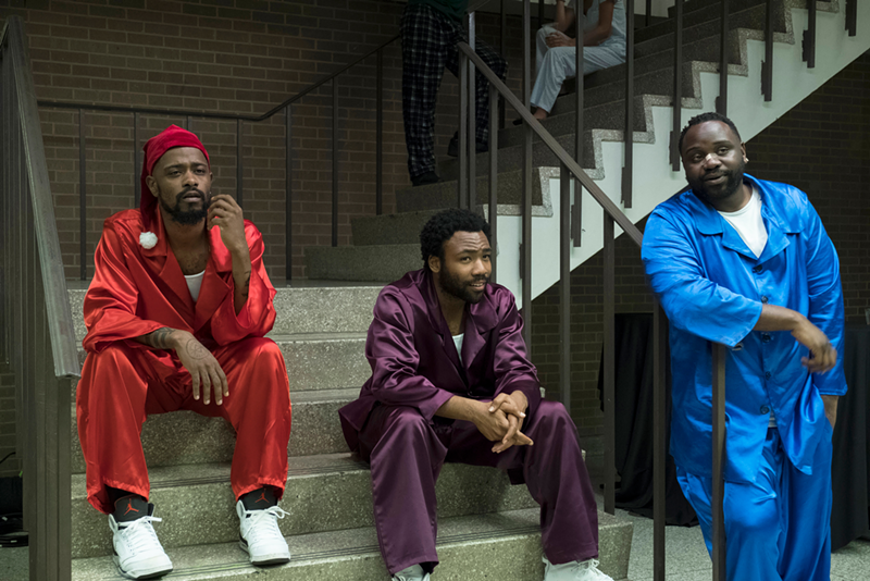 L-R: "Atlanta's" Lakeith Stanfield, Donald Glover, Brian Tyree Henry - PHOTO: Guy D'Alema/FX