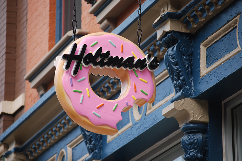 Holtman's iconic pink sign in OTR - Photo: Provided
