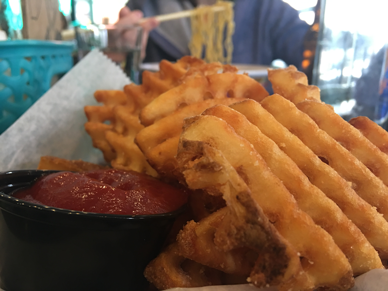 Quan Hapa sesame waffle fries - Photo: Sean M. Peters