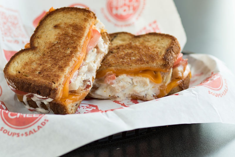 Chicken Bacon Ranch grilled cheese - Photo: Tom & Chee