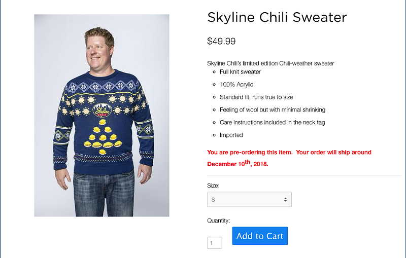 It's a Christmas Miracle: Skyline is Selling a 3-Way 'Ugly' Holiday Sweater
