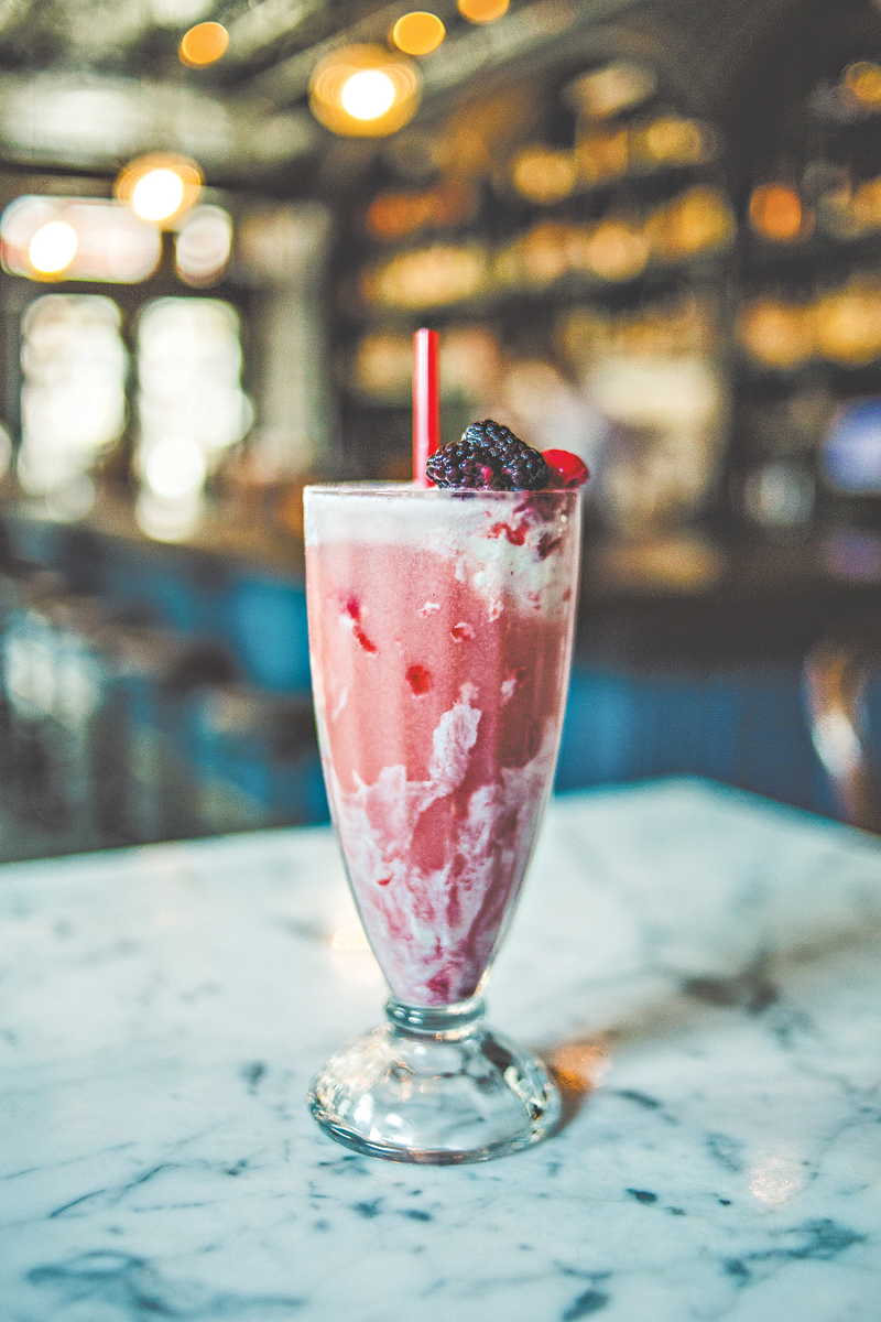 Boozy milkshakes at Sundry and Vice make the best liquid brunch. - PHOTO: HAILEY BOLLINGER