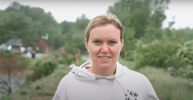 Ohio athlete Katie Spotz is running consecutive ultra-marathons from Cincinnati to Cleveland over 11 days in partnership with nonprofit H2O for Life. - PHOTO: YOUTUBE SCREENGRAB