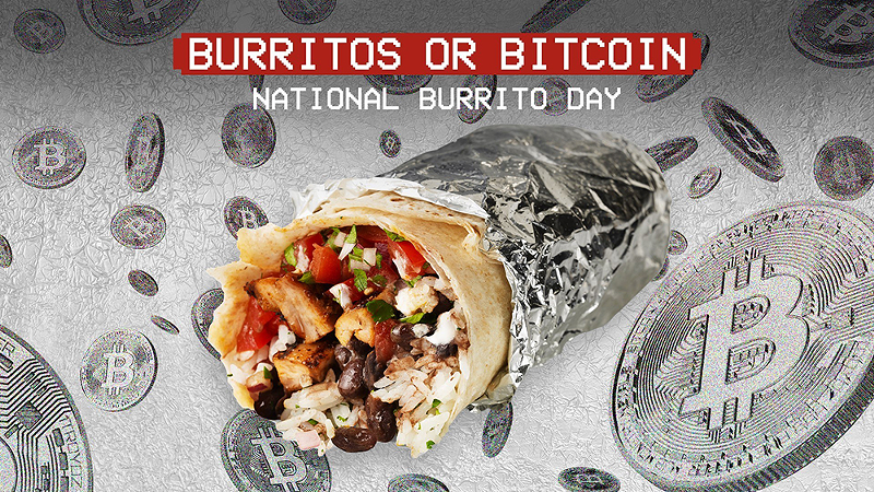 Chipotle Wants You to Win Burritos or Bitcoin for National Burrito Day